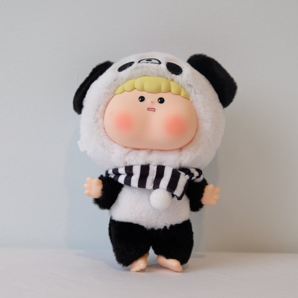 Adorable 3Babies Toy Panda Plush Keychain Doll – 5.5 inches